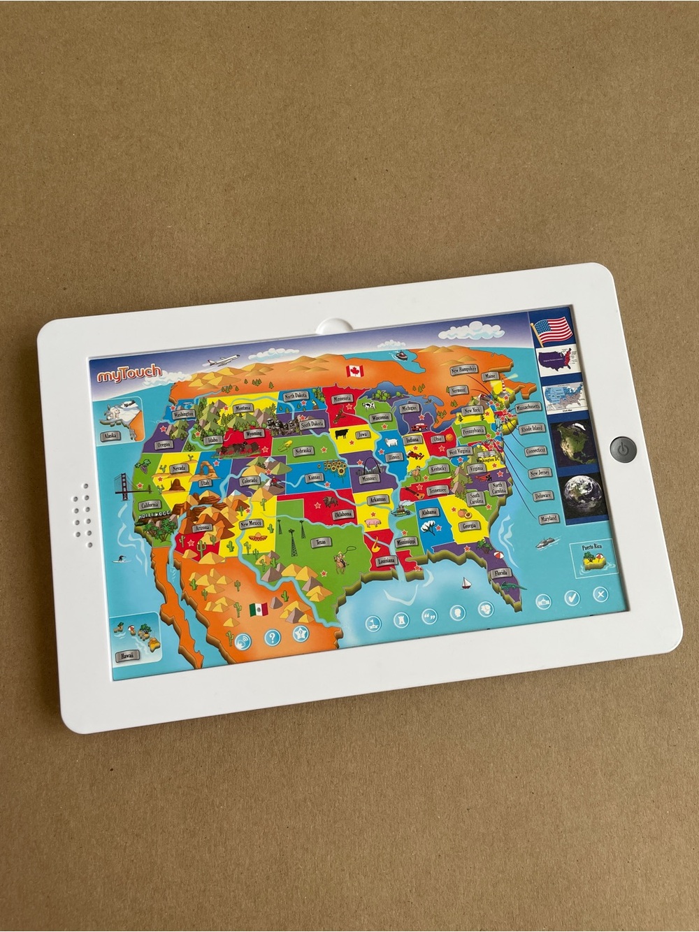 myTouch Touch & Learn USA Map